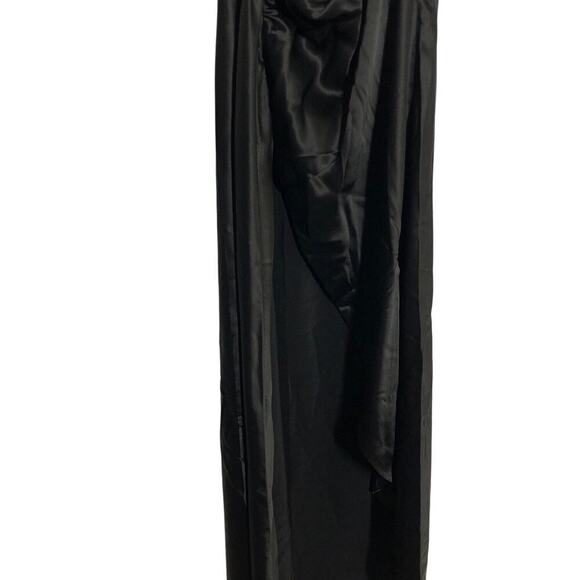 Retrofete Sab Dress Halter Maxi Black NWT L - Picture 7 of 14
